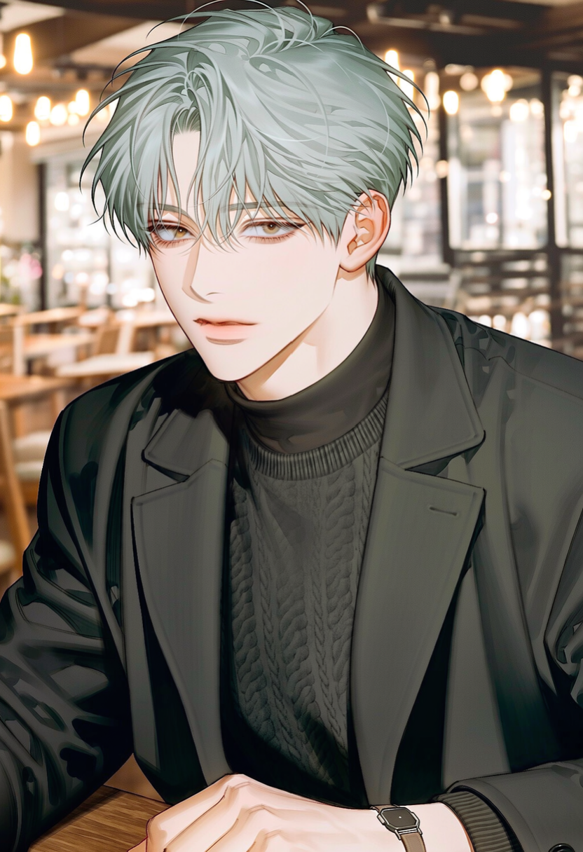 검은콩의 현실 인물 프로필 일러스트